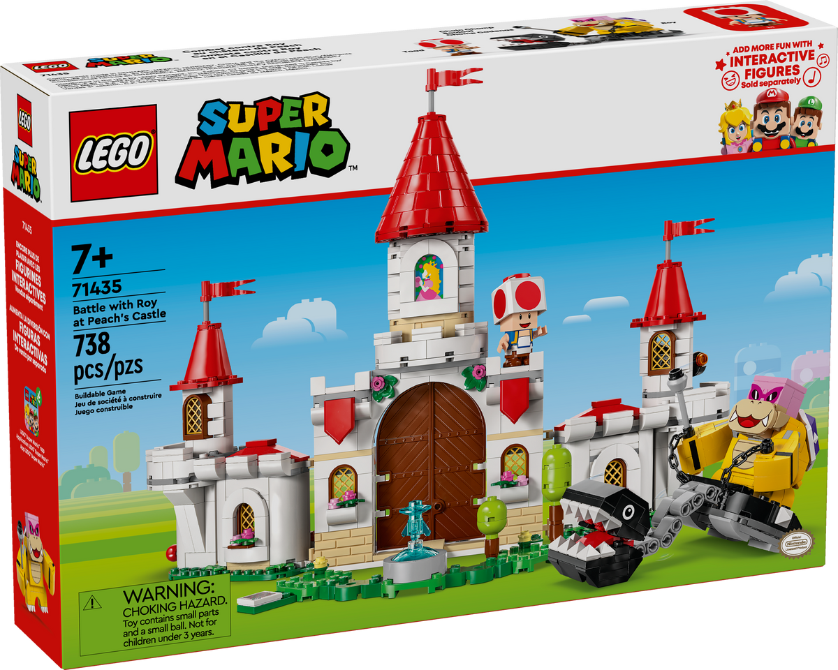 71435 Battle with Roy at Peach's Castle (Retired) (New Sealed) product image 2, provided for visual reference and product