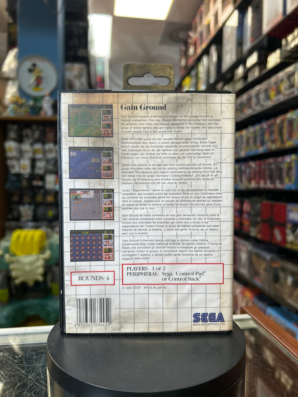 Gain Ground 0821 (SEGA Master System SMS, Video Games) **COMPLETE** product image 7, provided for visual reference and