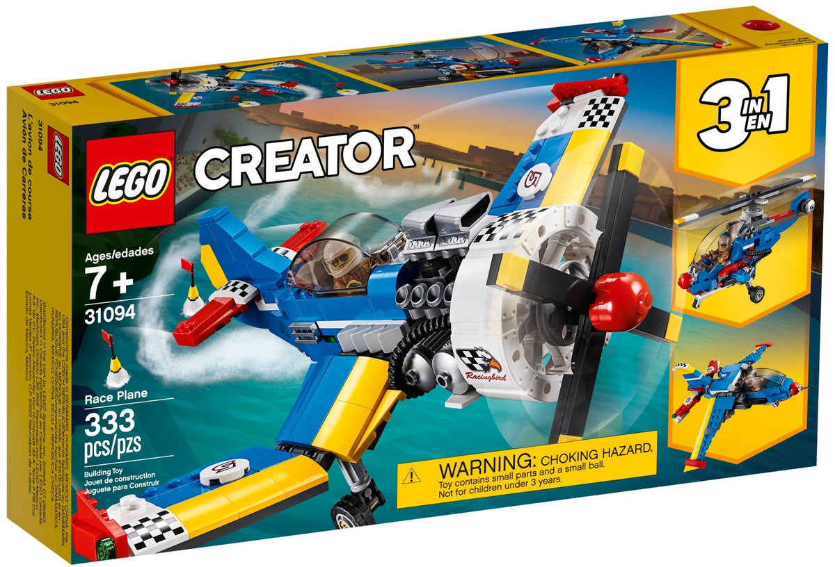 31094 Creator 3in1 Race Plane (Retired) (New Sealed) product image 1, provided for visual reference and product detail review