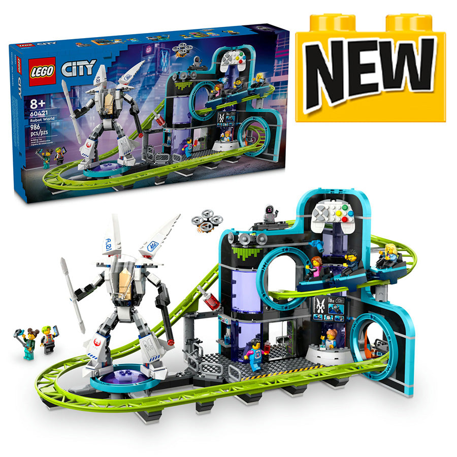 60421 LEGO City: Robot World Roller-Coaster Park product image 1, provided for visual reference and product detail review