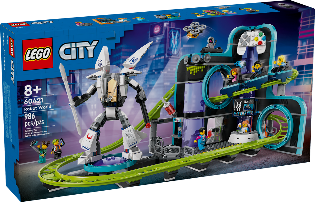 60421 LEGO City: Robot World Roller-Coaster Park product image 3, provided for visual reference and product detail review