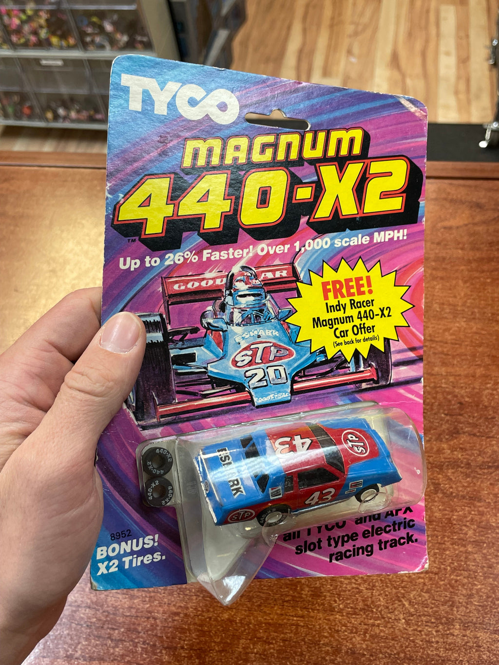 Richard Petty Esmark 8942 (Vintage Slot Car, TYCO) SEALED product image 9, provided for visual reference and product detail