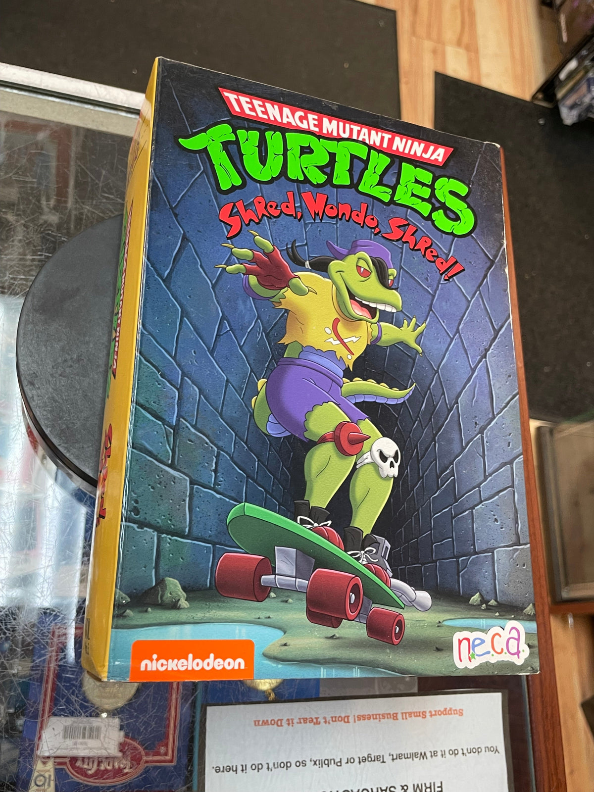 Mondo Gecko (TMNT Teenage Ninja Turtles, NECA) SEALED product image 4, provided for visual reference and product detail