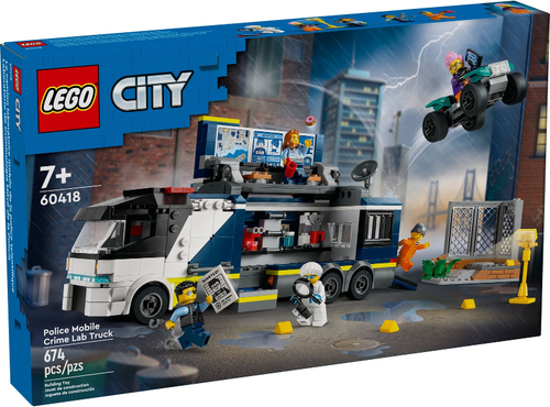 60418 Police Mobile Crime Lab Truck product image 1, provided for visual reference and product detail review