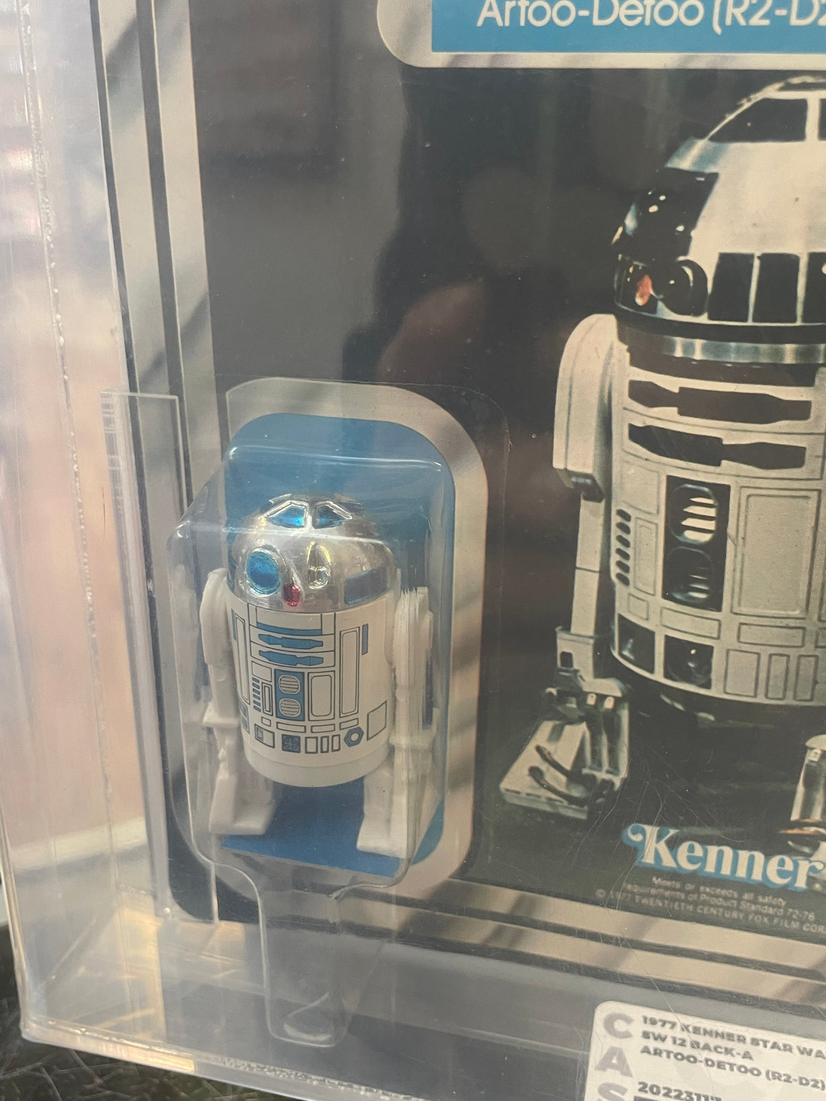 R2-D2 Artoo Detoo 12A Back (Vintage Star Wars, Kenner) GRADED product image 6, provided for visual reference and product