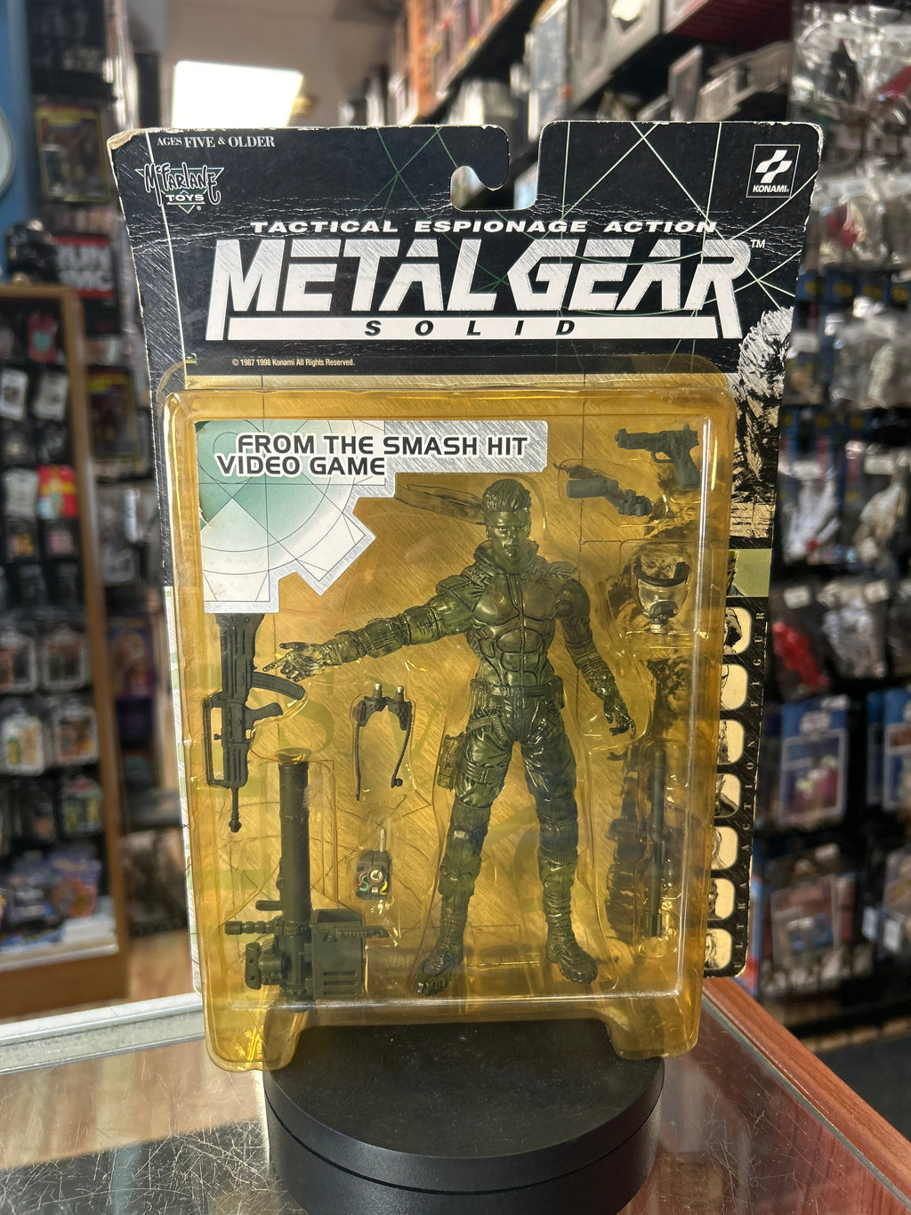 Solid Snake Variant (Mcfarlane Toys, Metal Gear Solid) **SEALED** product image 1, provided for visual reference and product