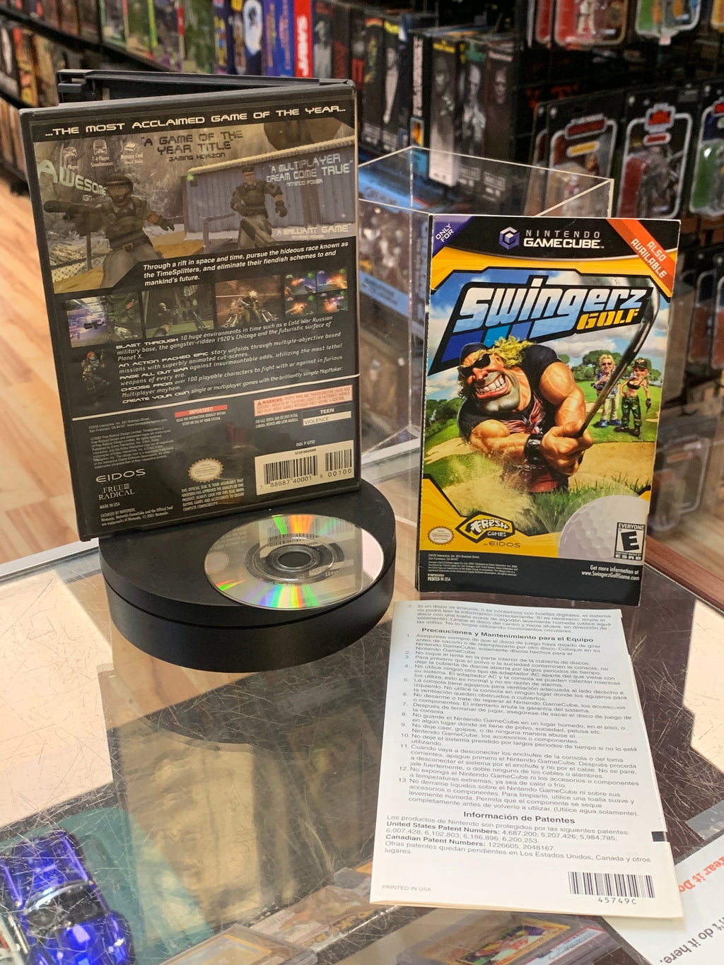 Time Splitters 2 (Nintendo Gamecube, Video Game)**TESTED** product image 2, provided for visual reference and product detail