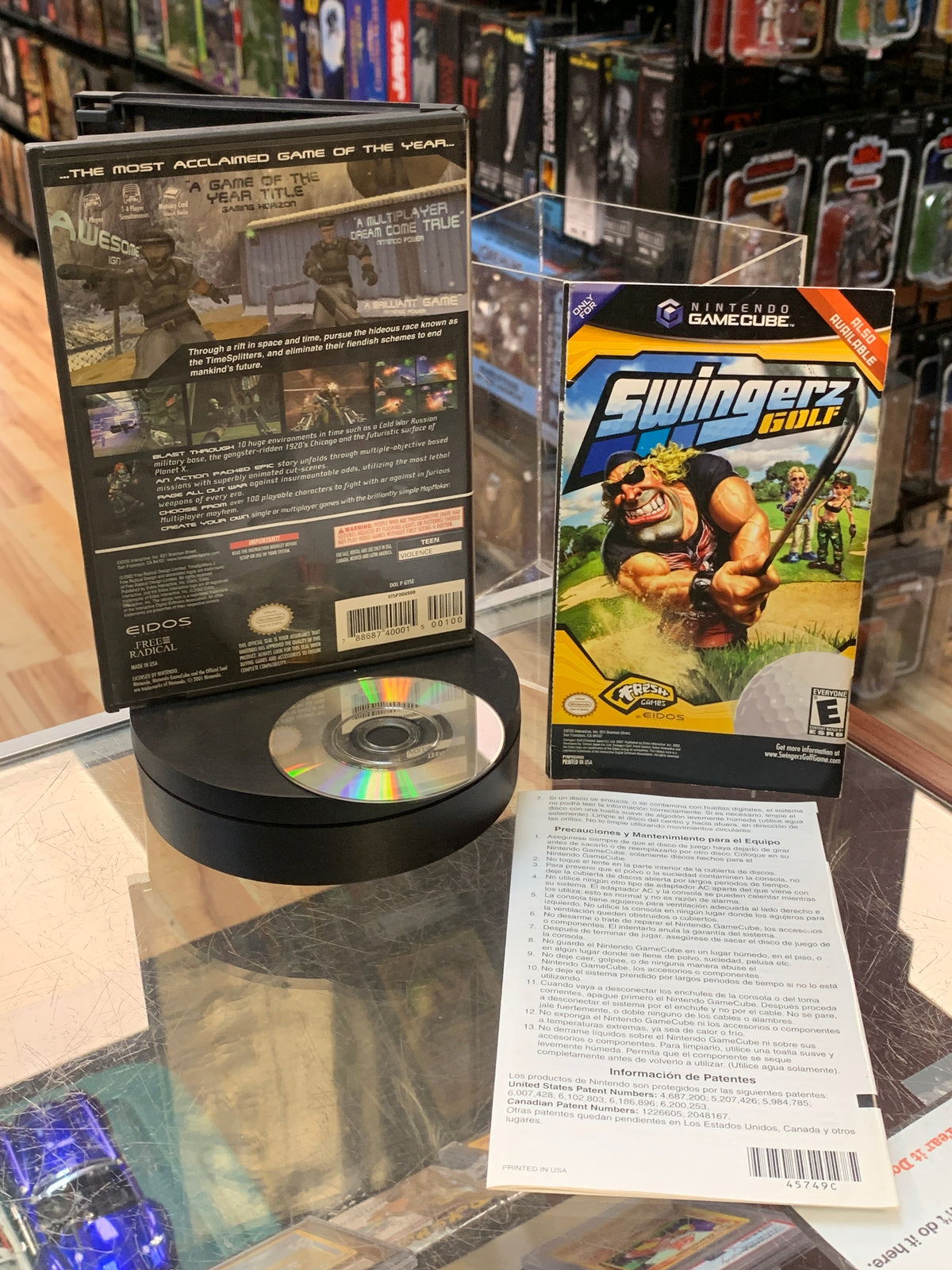 Time Splitters 2 (Nintendo Gamecube, Video Game)**TESTED** product image 2, provided for visual reference and product detail