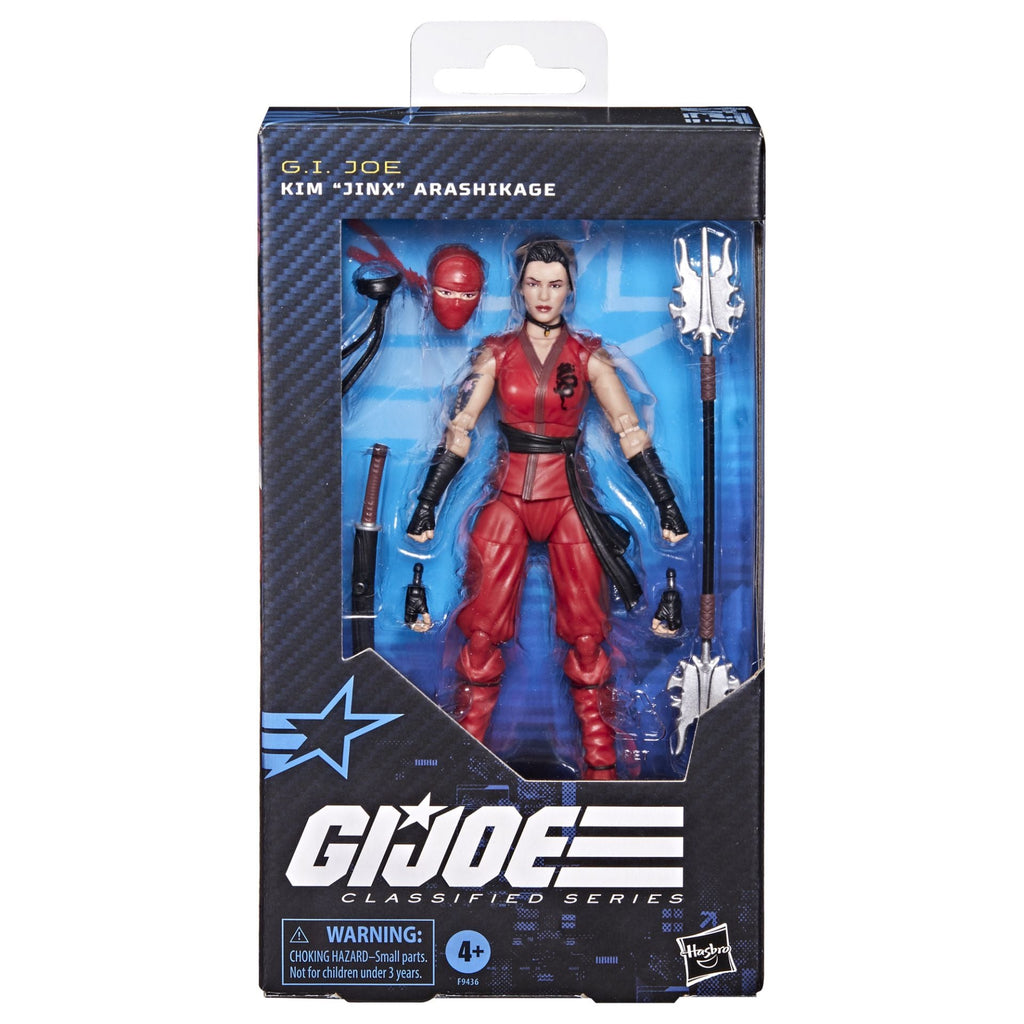 Kim "Jinx" Arashikage (GI Joe Classified, Hasbro) SEALED product image 1, provided for visual reference and product detail