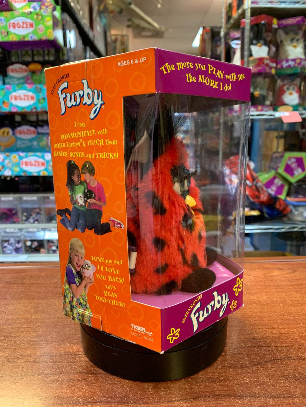 LadyBug Furby EYE ERROR (Vintage Furby, Tiger Electronics) SEALED product image 2, provided for visual reference and product