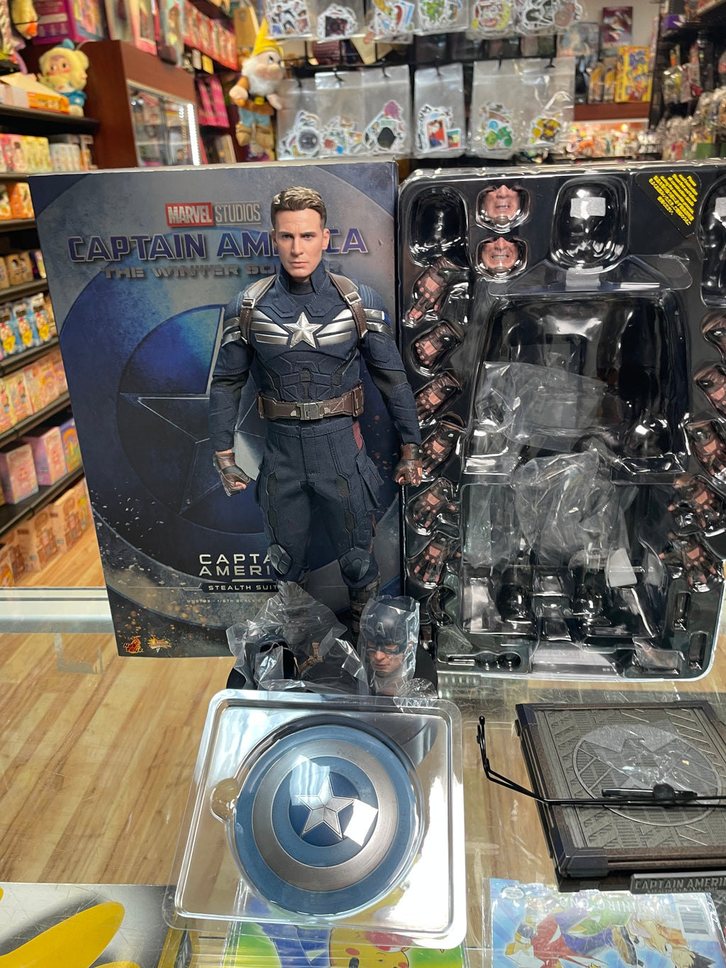 Captain America Stealth Suit 2.0 MMS783 (Captain America The Winter Soldier, Marvel, Hot Toys) **COMPLETE** product image 5,