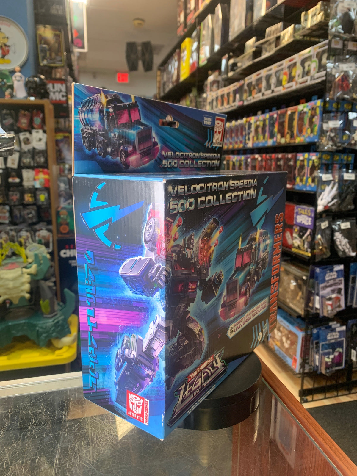 Speedia Universe Scourge -Leader Class- (Transformers Legacy, Hasbro) **SEALED** product image 2, provided for visual