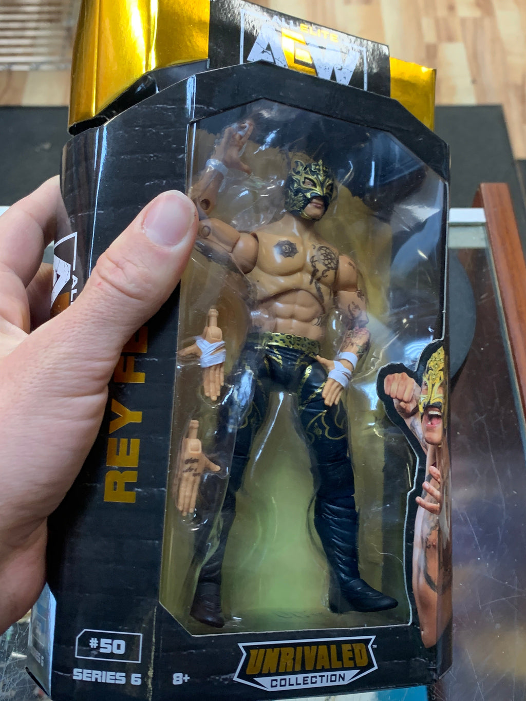 Rey Fenix #50 (AEW Unmatched Collection, Jazwares) **SEALED** product image 5, provided for visual reference and product