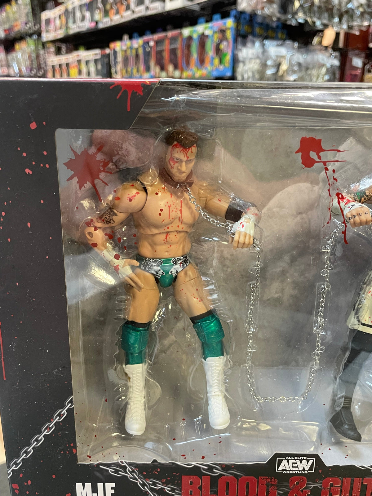Blood & Guts: CM Punk & MJF (AEW Unmatched Collection, Jazwares) **SEALED** product image 5, provided for visual reference