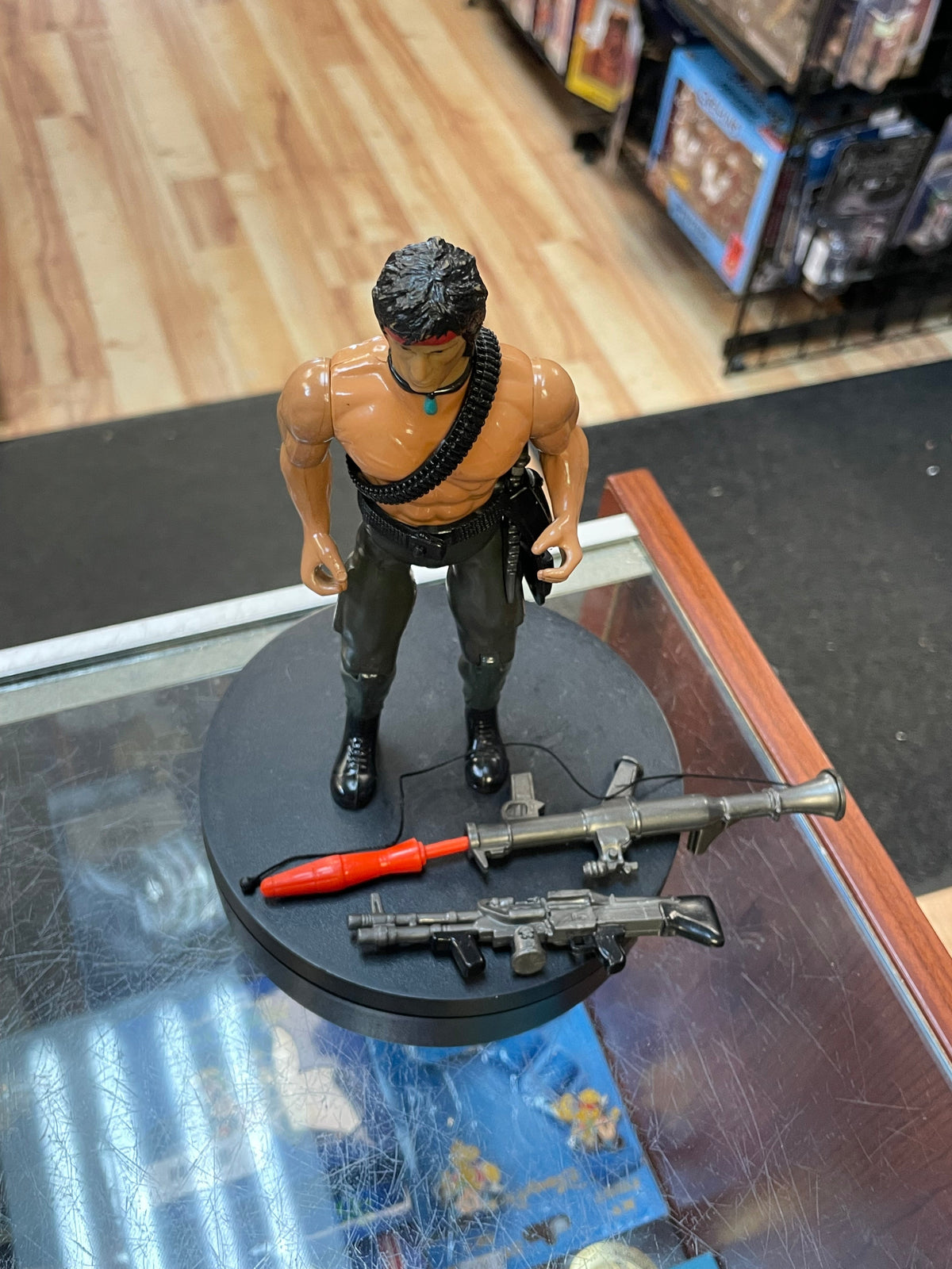 Fire Power Rambo with Accessories (Vintage Rambo, Coleco) product image 4, provided for visual reference and product detail