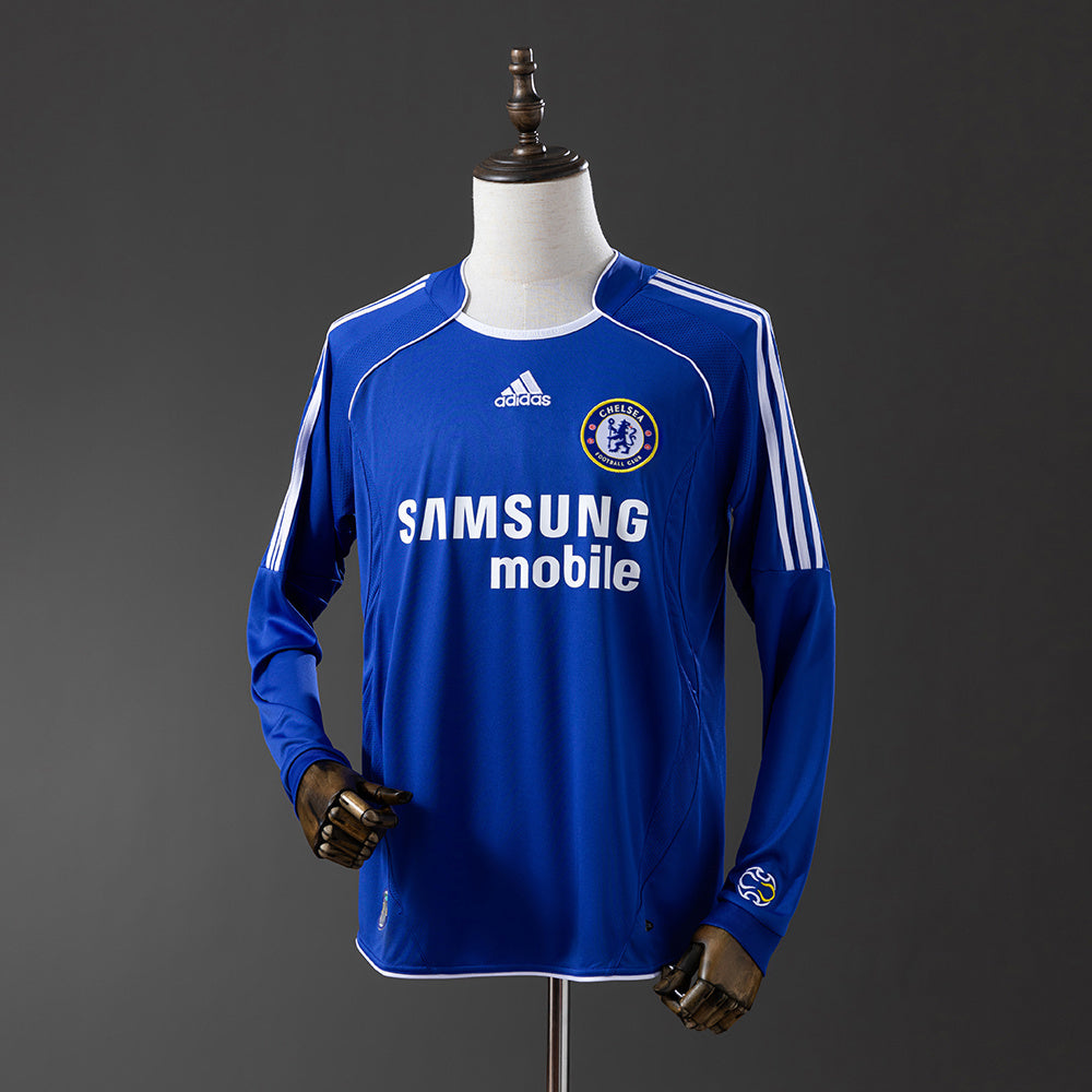 Chelsea Jersey 2006/07 Home Retro Football Kit Long Sleeves product image 1