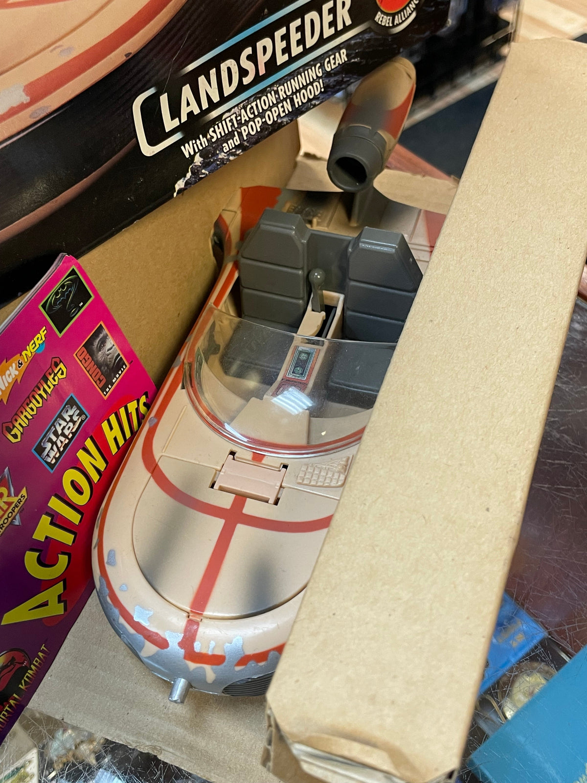 Shift Action Landspeeder (Vintage Star Wars, Power of the Force) **SEALED** product image 3, provided for visual reference