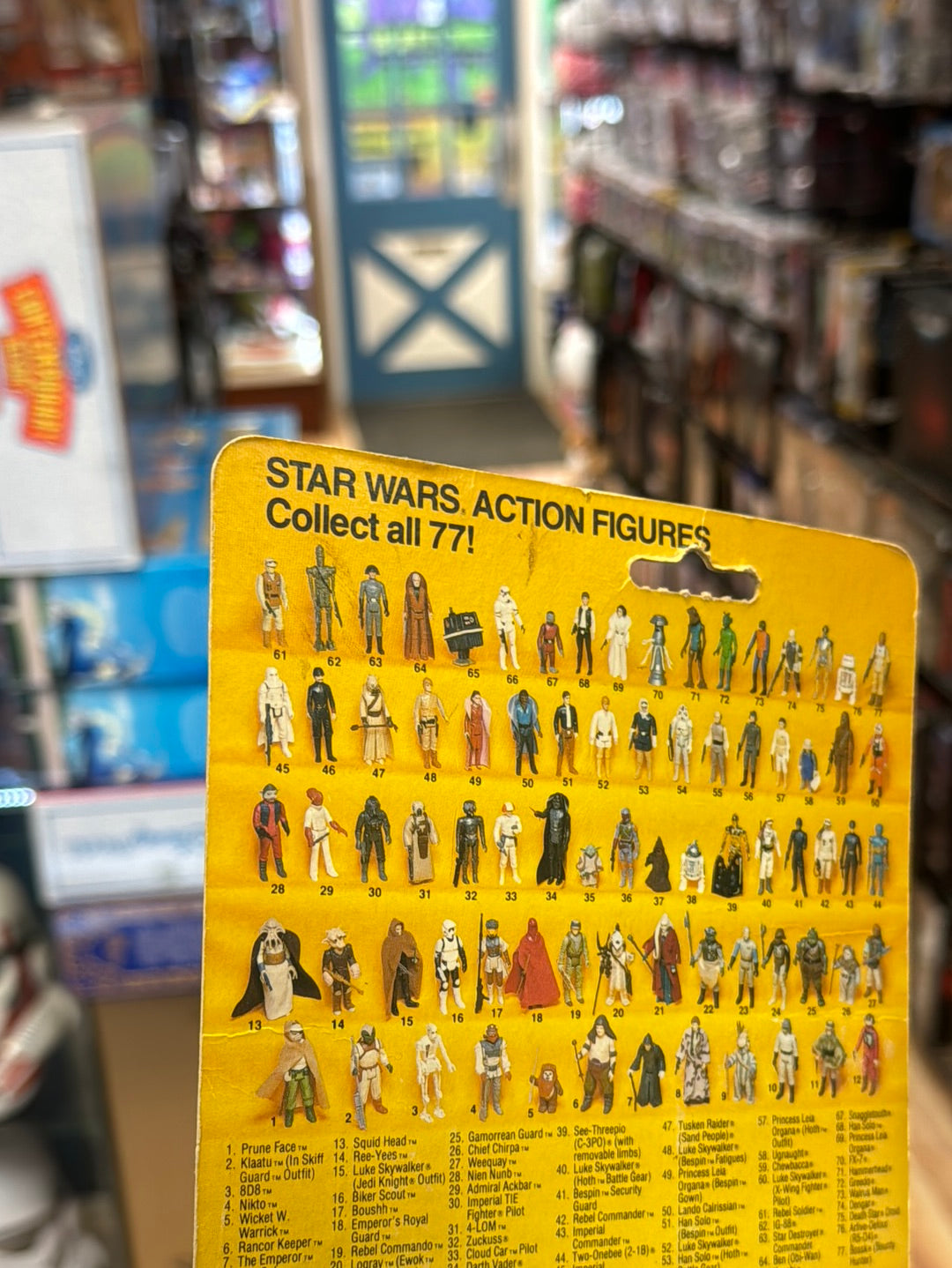 Squid Head Lando 77A ROTJ 1722 (Vintage Star Wars, Kenner) SEALED product image 14, provided for visual reference and