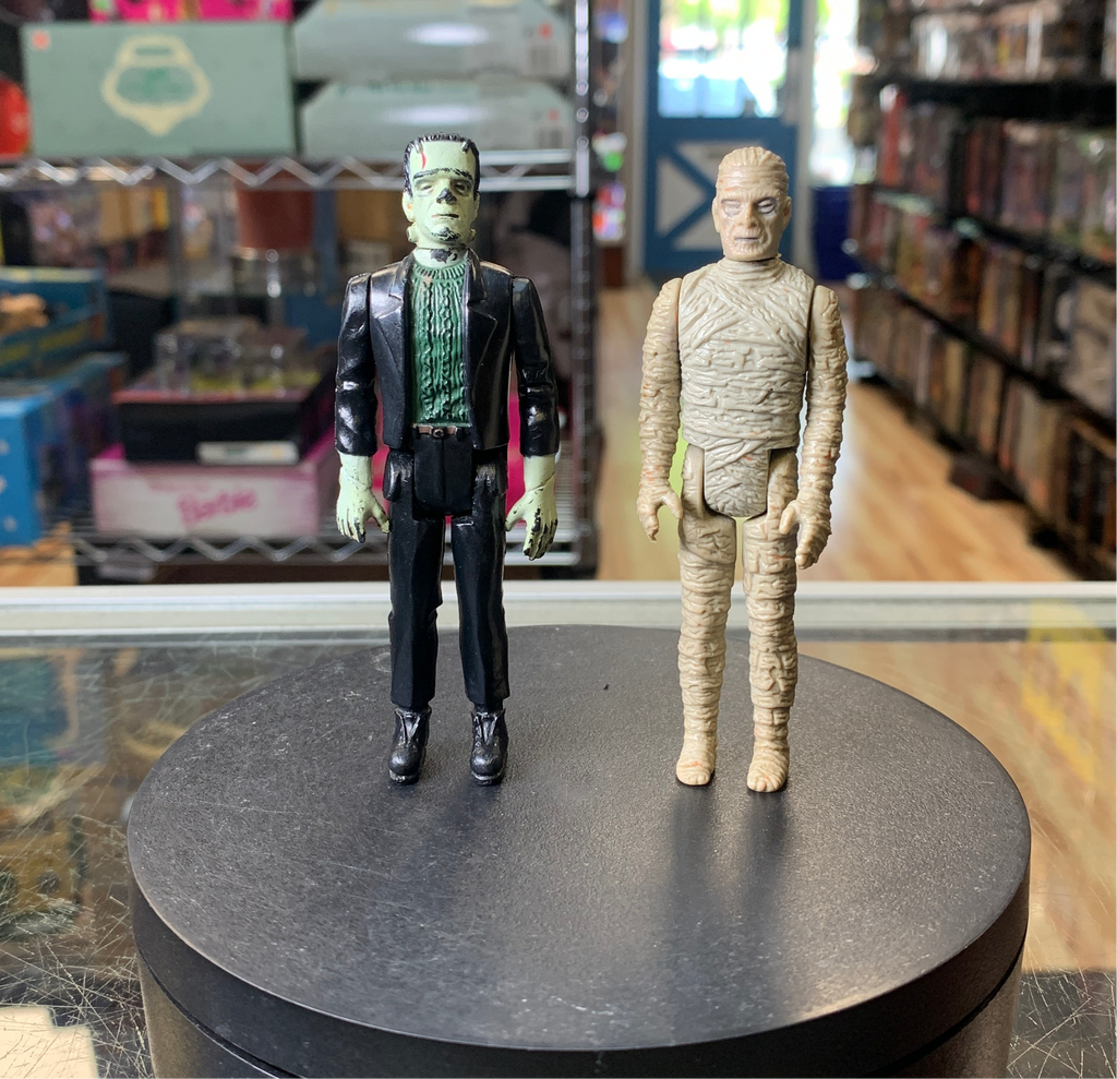 Frankenstein & Mummy (Vintage Universal Monster, Remco)**LOOSE** product image 10, provided for visual reference and product