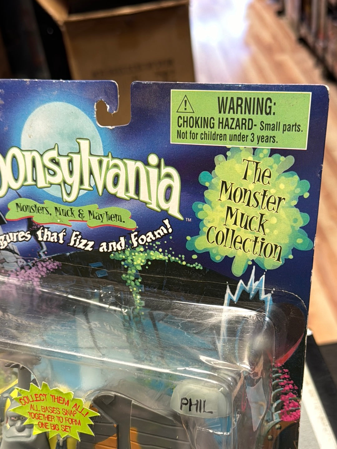 Spinal Tap Phil (Vintage Toonsylvania, Toy Island) SEALED product image 12, provided for visual reference and product detail