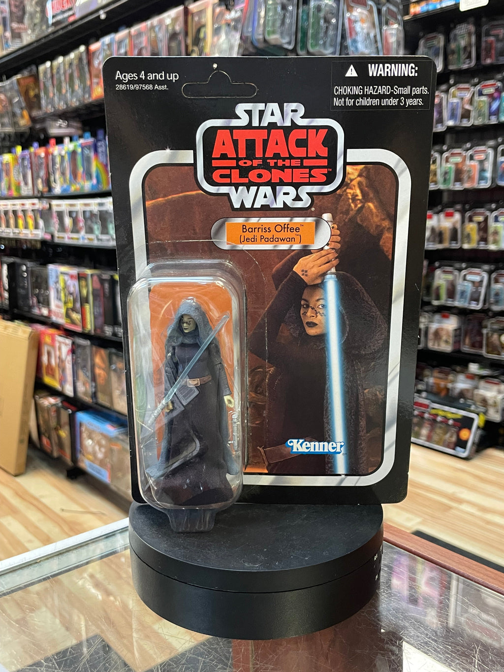 Barriss Offee VC51 (Star Wars Vintage Collection, Hasbro) SEALED product image 1, provided for visual reference and product