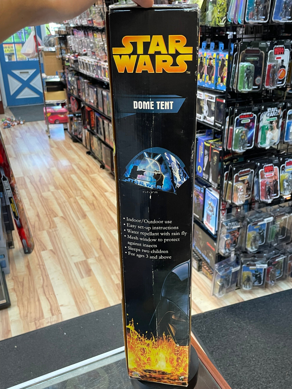 Dome Tent 2005 (Vintage Star Wars, Hasbro) OPEN BOX product image 2, provided for visual reference and product detail review