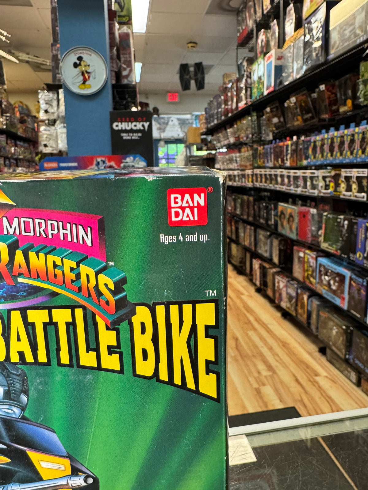 Mammoth Battle Bike (Vintage MMPR Power Rangers, Bandai) SEALED product image 3, provided for visual reference and product