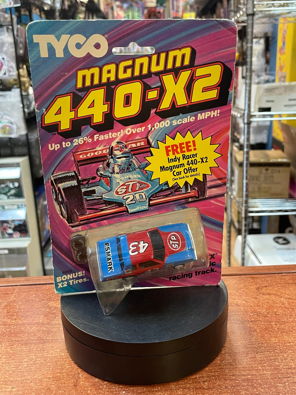 Richard Petty Esmark 8942 (Vintage Slot Car, TYCO) SEALED product image 1, provided for visual reference and product detail