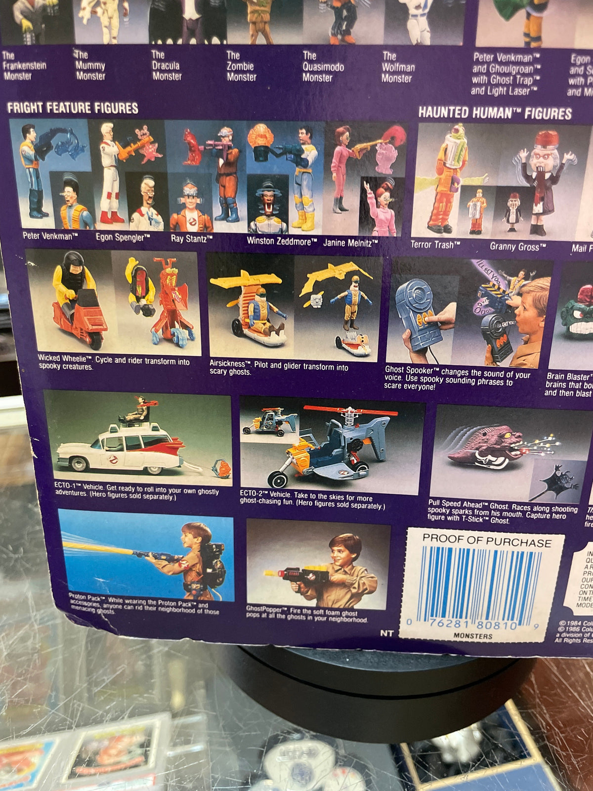 The WolfMan Monster (Vintage Ghostbusters, Kenner) **SEALED** product image 8, provided for visual reference and product