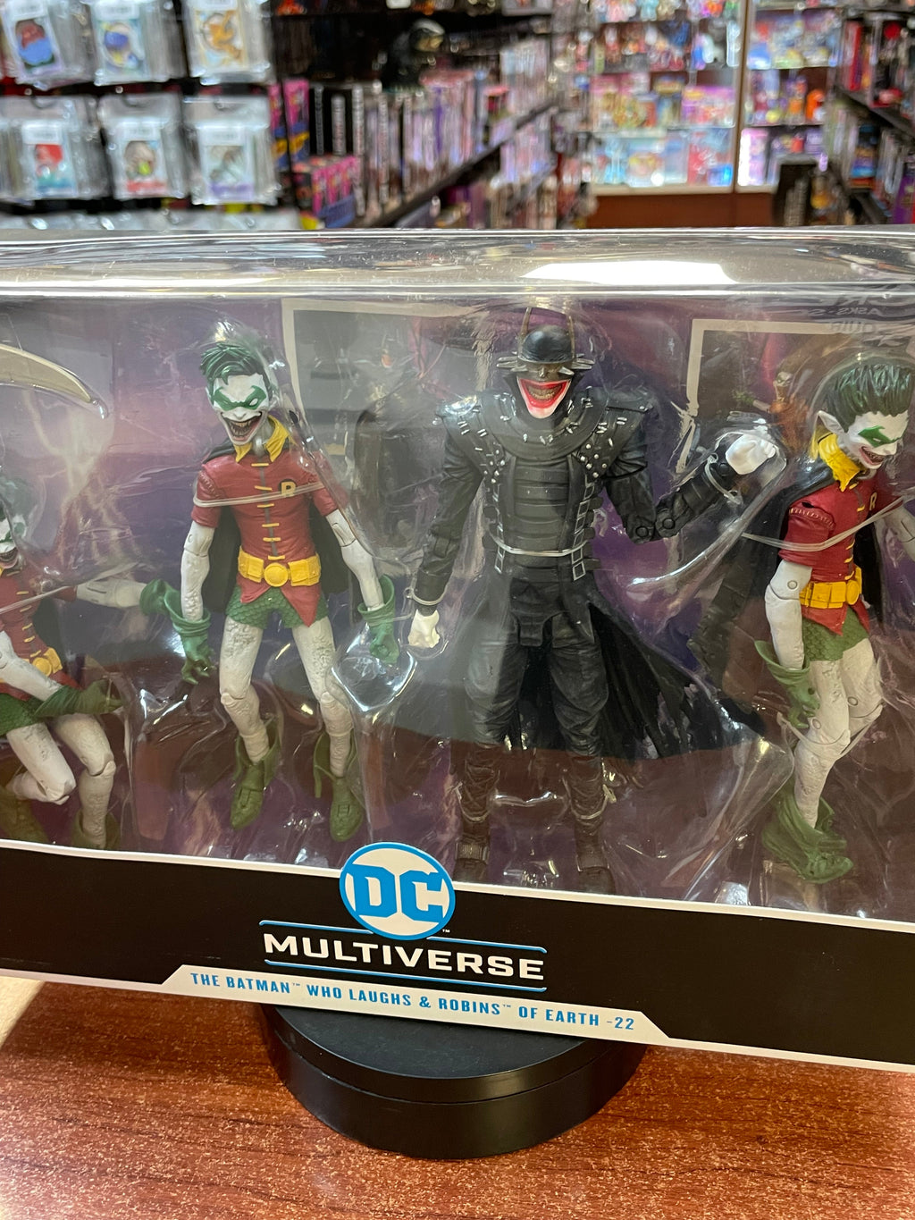 The Batman Who Laughs & Robins of Earth-22 (DC Multiverse, McFarlane Toys) SEALED product image 3, provided for visual