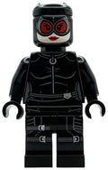 SH1089 Catwoman - Black Suit and Mask, Red Lenses, Leg Straps product image 1, provided for visual reference and product