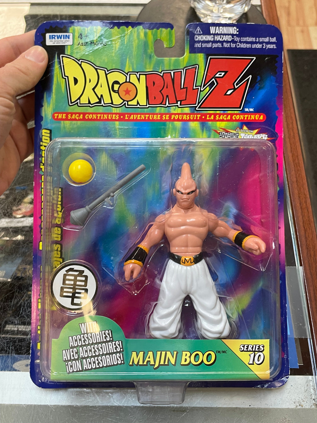 Majin Buu Series 10 (Vintage Dragon Ball Z, Irwin Toys) SEALED product image 3, provided for visual reference and product