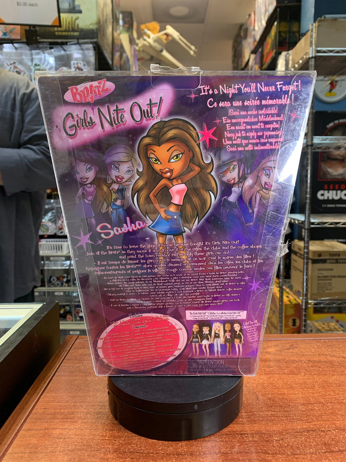 Sasha Girls Night Out 21st Birthday (Bratz, MGA Entertainment) NEW product image 3, provided for visual reference and