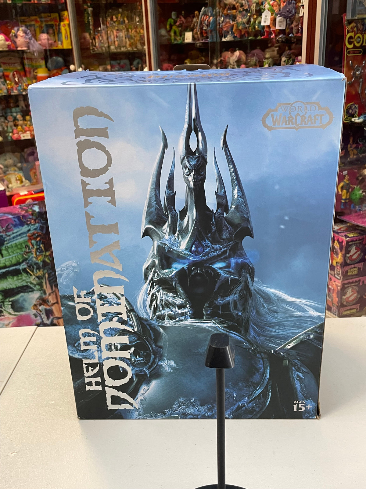 Helm of Domination Lich King Statue (Blizzard, World Of Warcraft) OPEN BOX product image 11, provided for visual reference