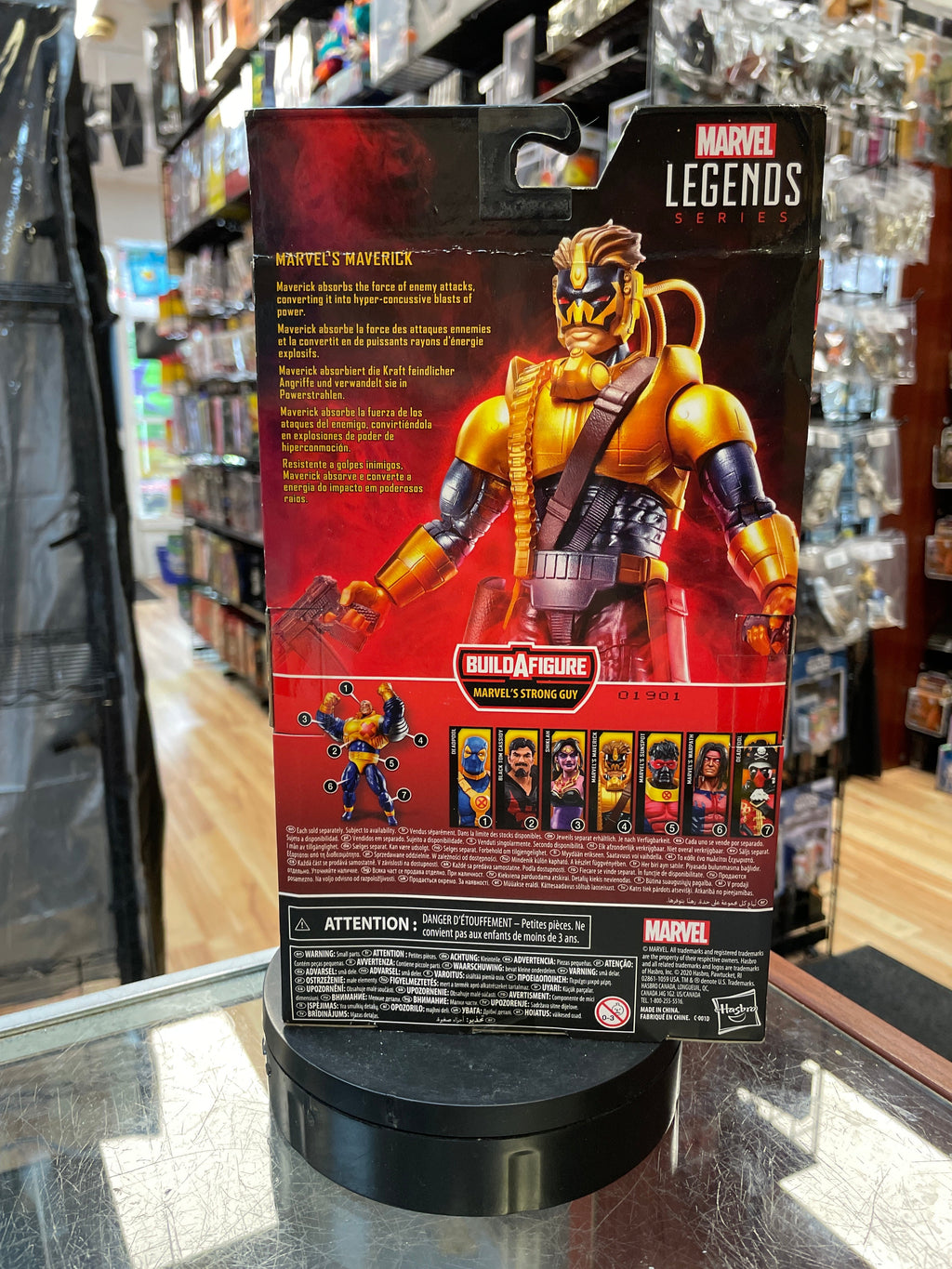 Maverick -BAF Strong Guy (Marvel Legends, Hasbro) *SEALED* product image 2, provided for visual reference and product detail