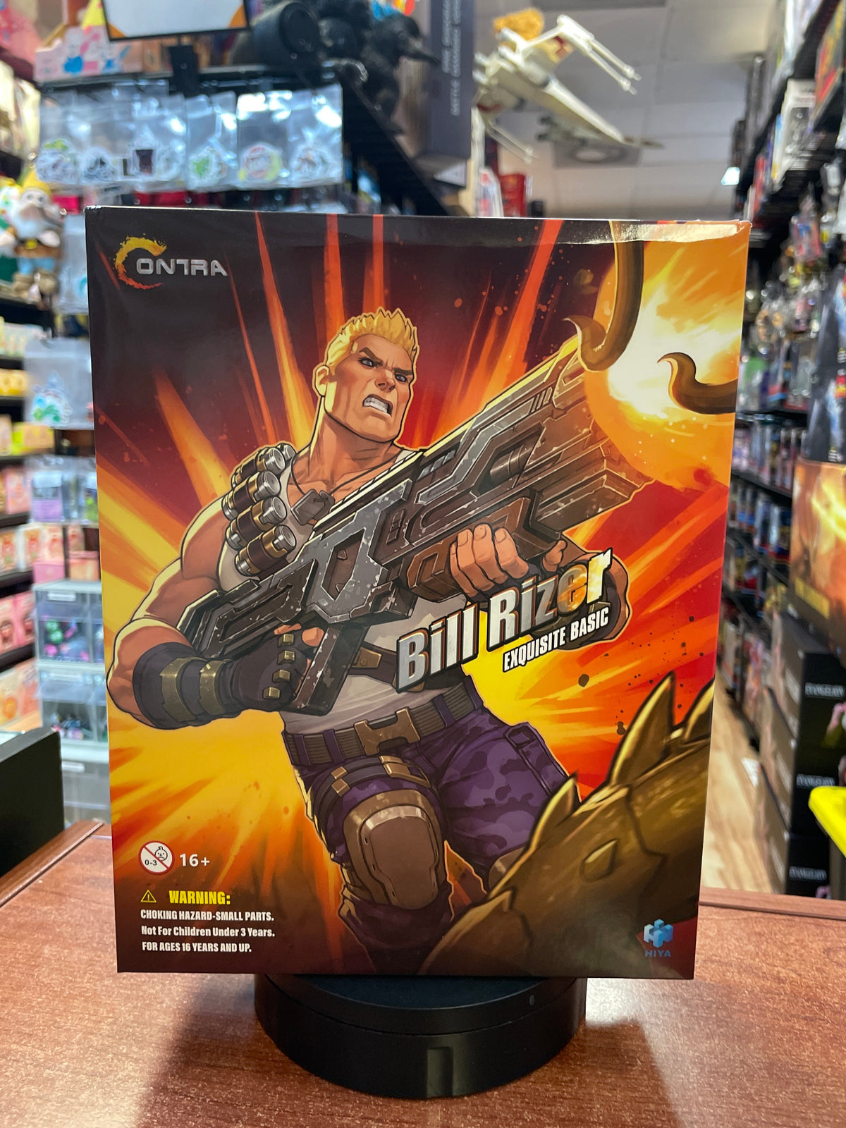 Bill Rizer Exquisite Basic (HIYA, Contra: Operation Galuga) SEALED product image 1, provided for visual reference and