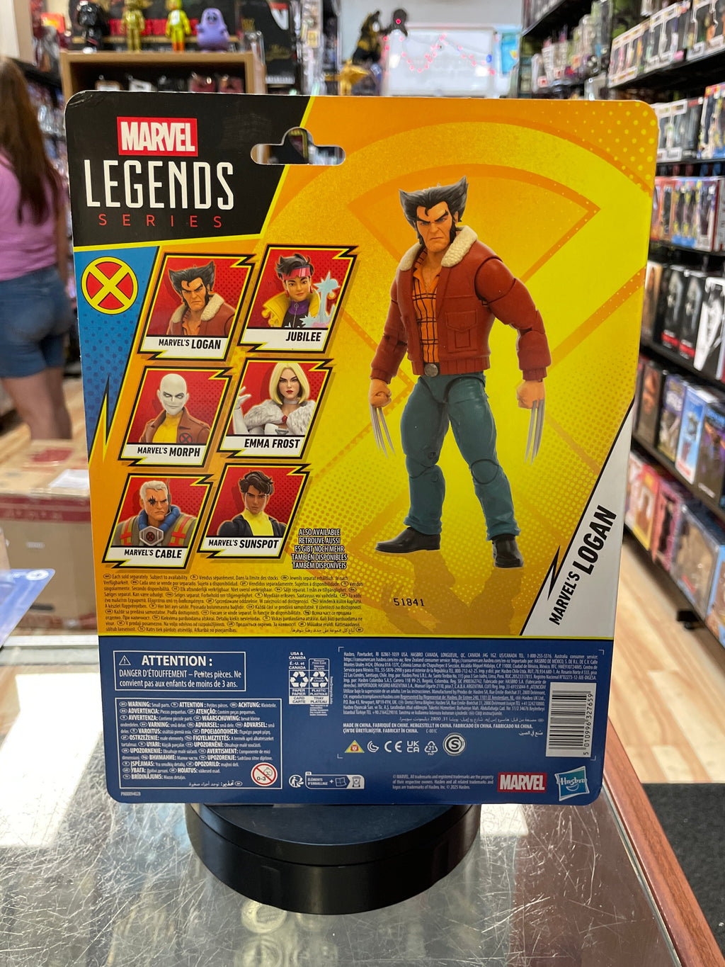Logan's Wolverine X-Men 97 (Marvel Legends, Hasbro) SEALED product image 2, provided for visual reference and product detail