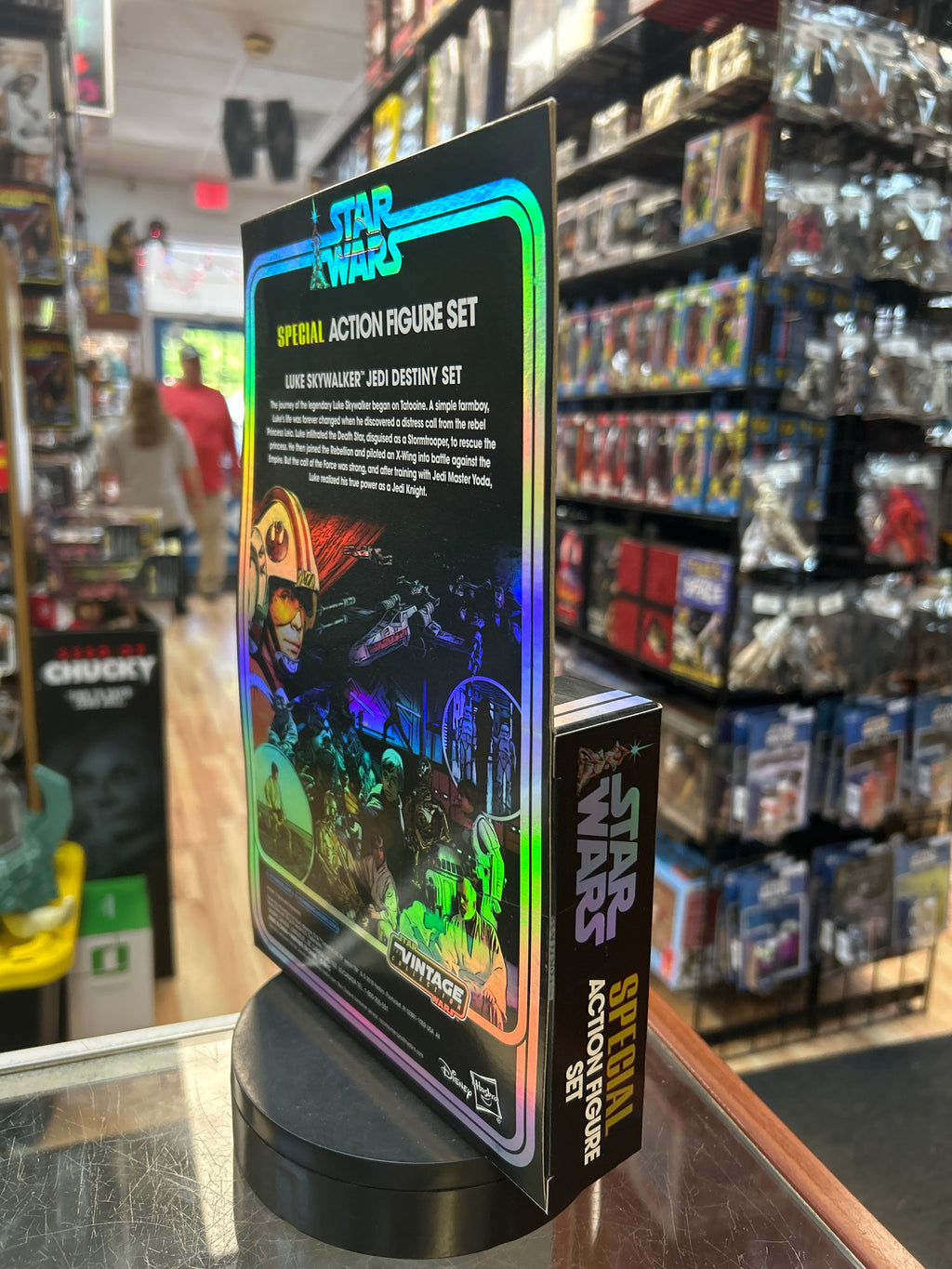 Luke Stormtrooper Disguise, X wing pilot, & Jedi Knight 3-pack (Star Wars Vintage Collection, Hasbro) **SEALED** product