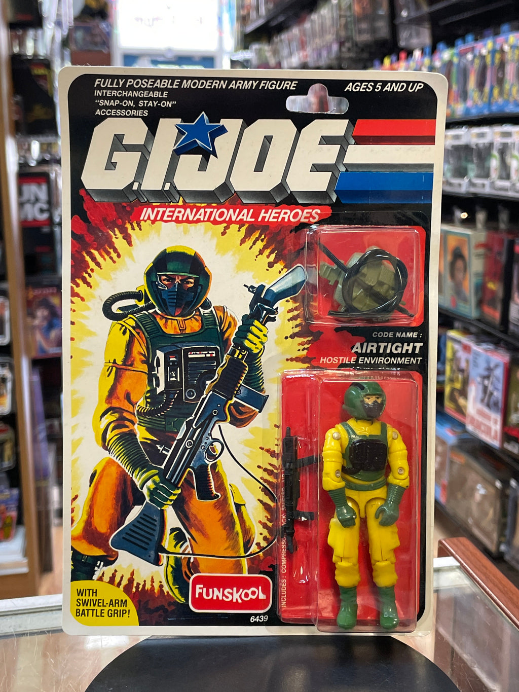 Airtight (Vintage GI Joe, Funskool) **SEALED** product image 1, provided for visual reference and product detail review