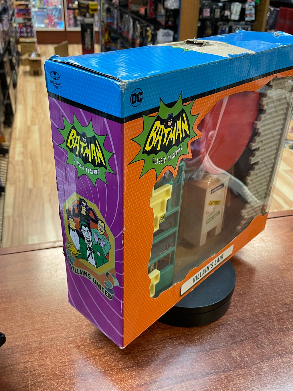Villains Lair (Mattel, Batman Classic TV) **SEALED** product image 8, provided for visual reference and product detail review