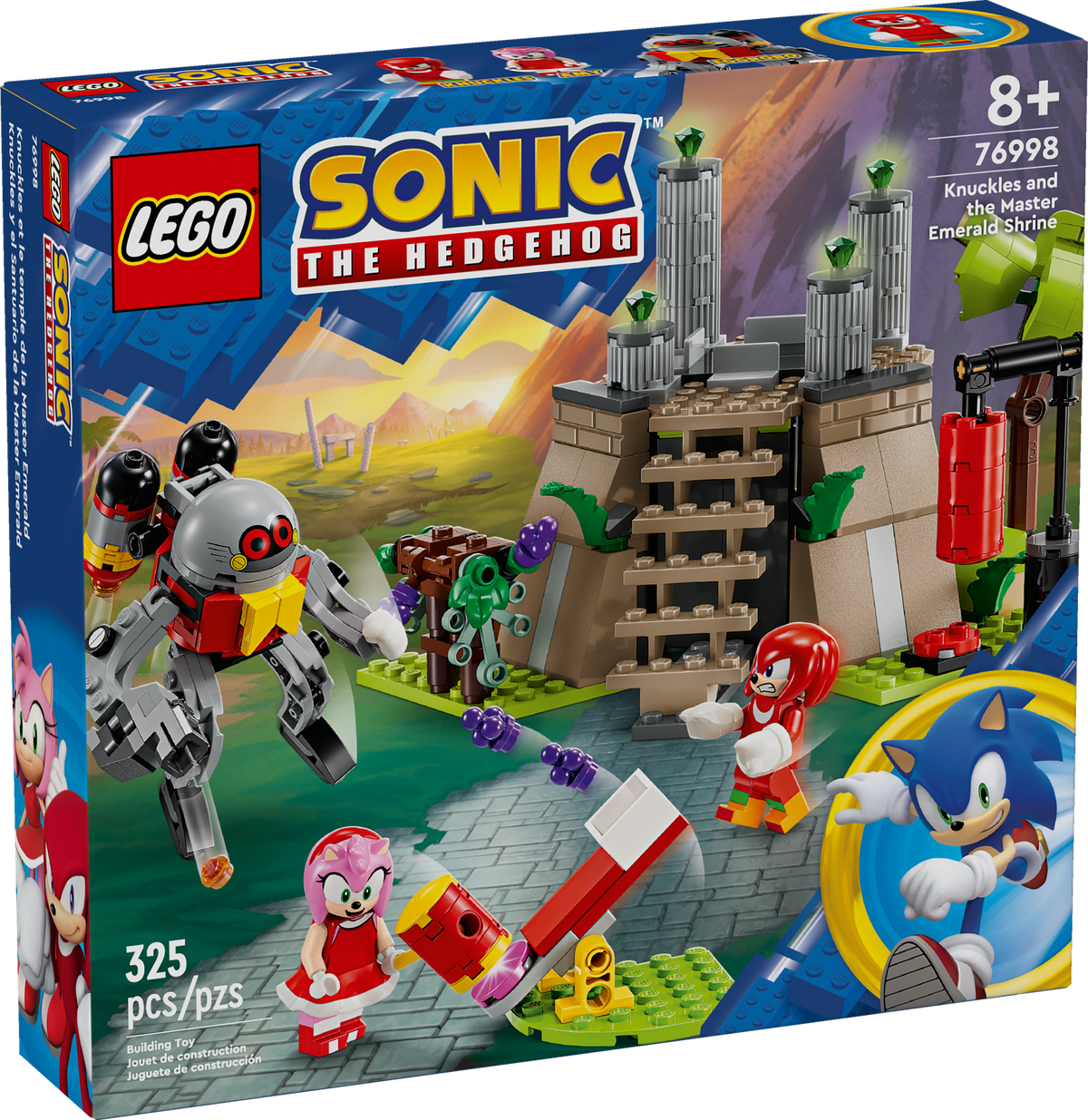76998 LEGO Sonic: Knuckles and the Master Emerald Shrine product image 3, provided for visual reference and product detail