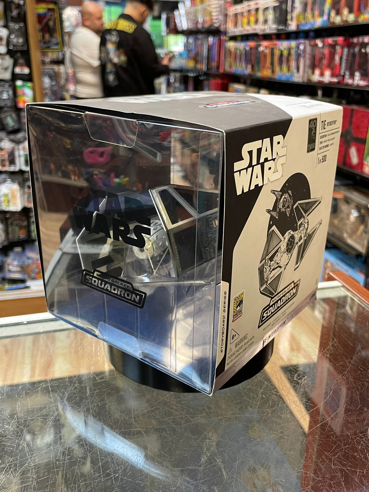 Storyboard Tie Interceptor-SDCC 2023- 1/500 (Star Wars Micro Galaxy Squadron, Jazwares) **SEALED** product image 4, provided