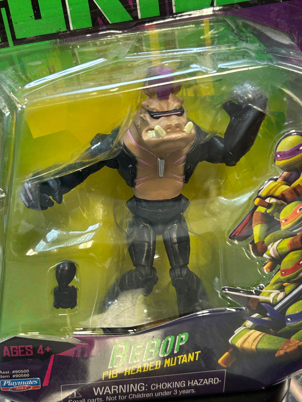 Pig Head Bebop Nickelodeon (TMNT Ninja Turtles, Playmates) SEALED product image 6, provided for visual reference and product