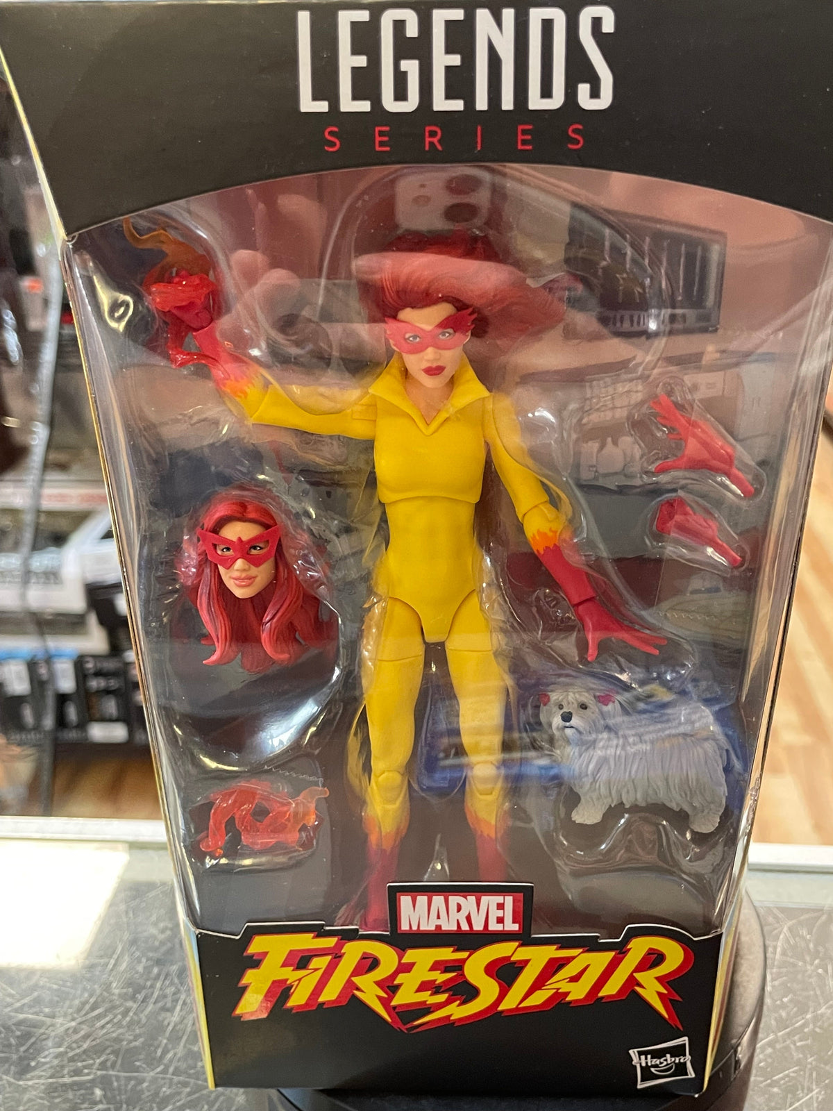 Firestar -Exclusive- (Marvel Legends, Hasbro) *SEALED* product image 3, provided for visual reference and product detail