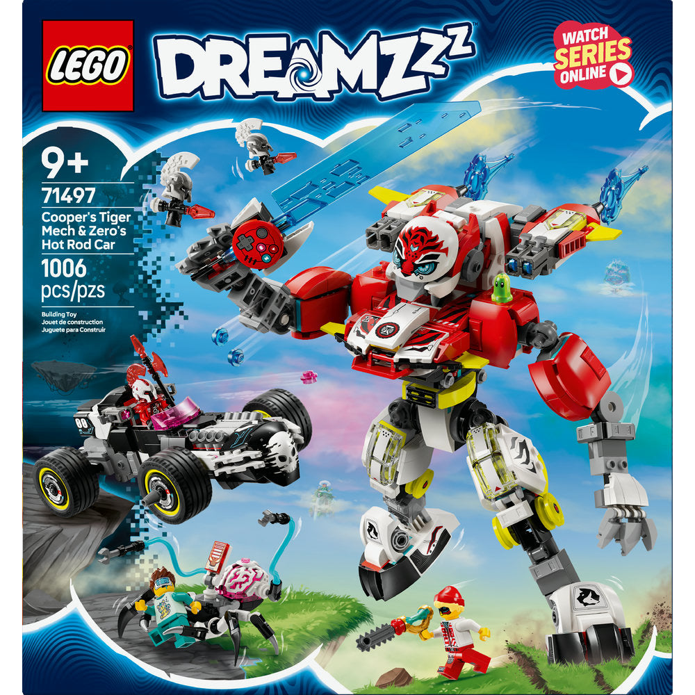 71497 Cooper's Tiger Mech & Zero's Hot Rod Car product image 2, provided for visual reference and product detail review