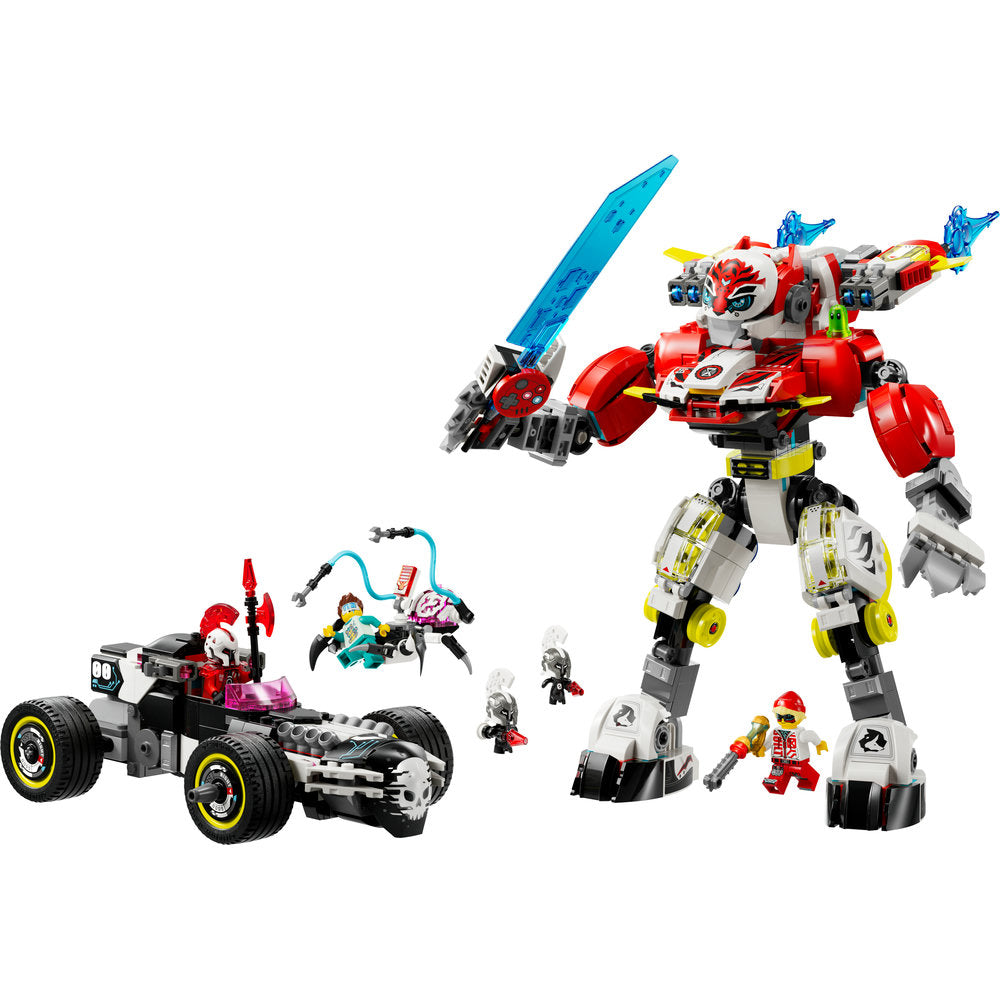 71497 Cooper's Tiger Mech & Zero's Hot Rod Car product image 3, provided for visual reference and product detail review