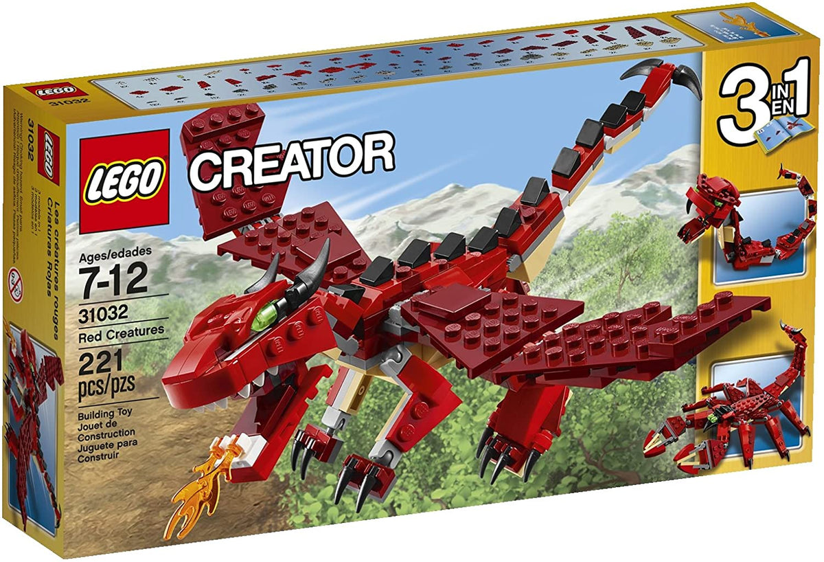 31032 Red Creatures (Retired) (Certified Complete) product image 1, provided for visual reference and product detail review