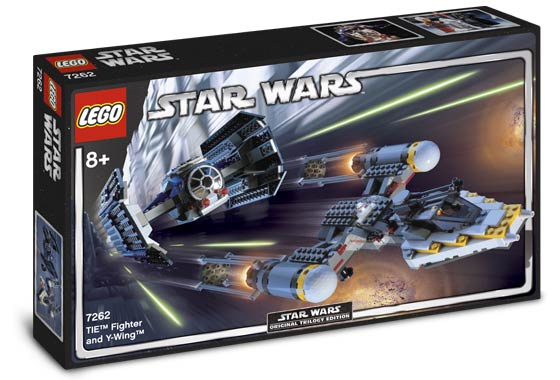 7262 TIE Fighter and Y-wing (Toys "R" Us Exclusive) (Retired) (Certified Complete) product image 1, provided for visual