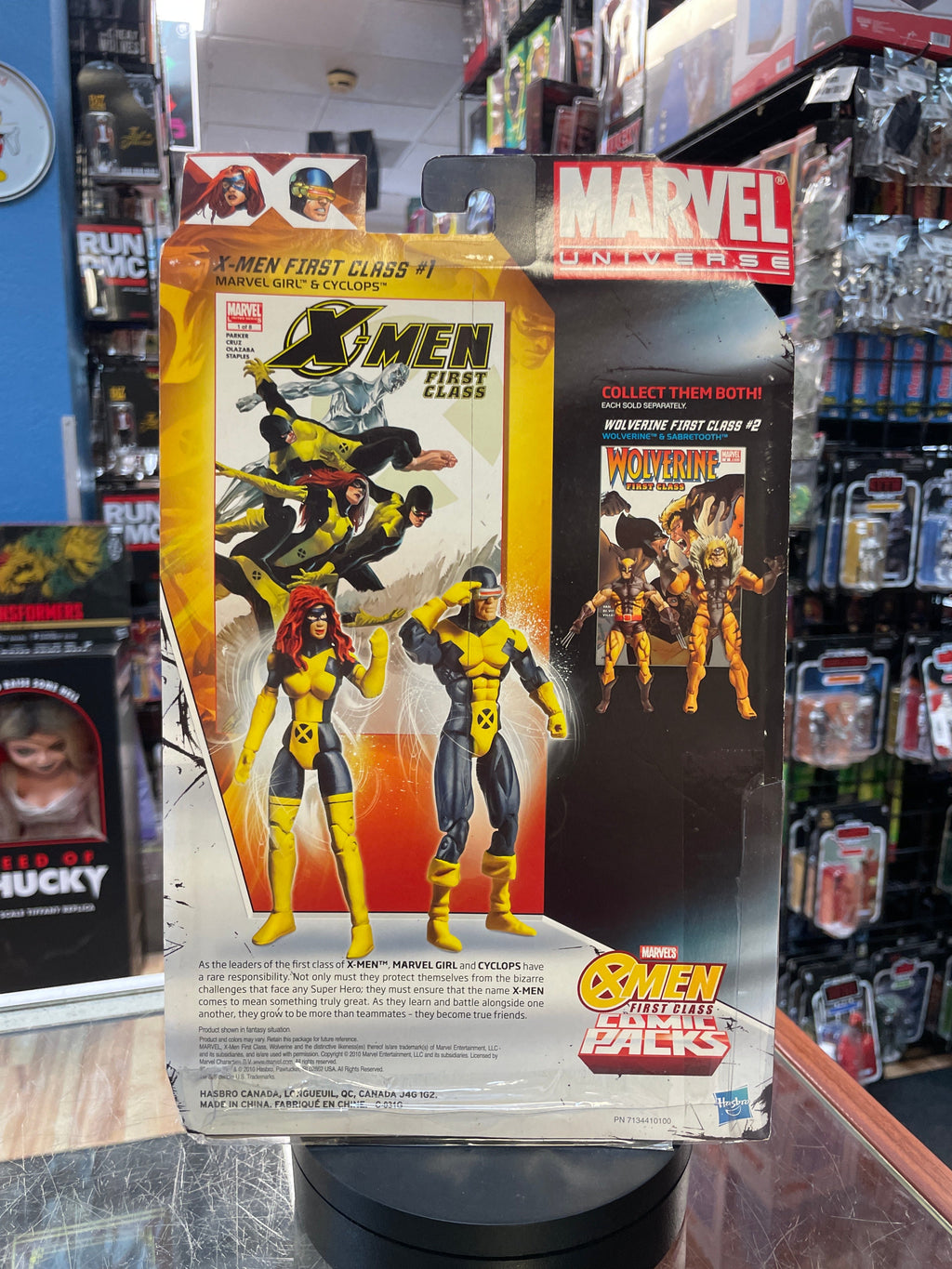 Marvel Girl & Cyclops 3.75 Comic Pack (Marvel Universe, Hasbro) SEALED product image 4, provided for visual reference and