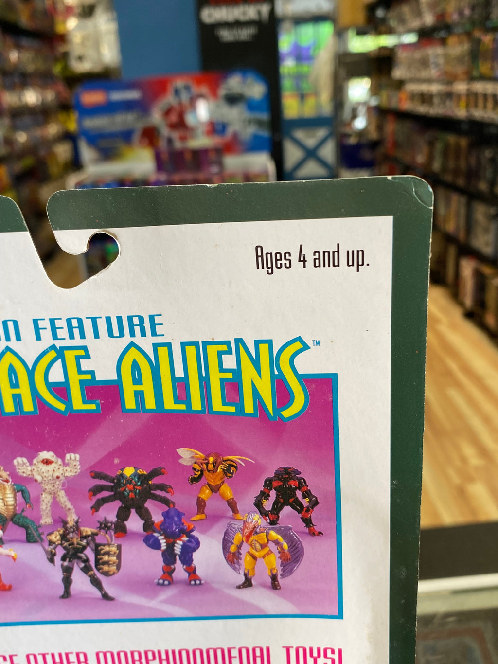 Pete & Repeat Evil Space Aliens (Vintage MMPR Power Rangers, Bandai) SEALED product image 15, provided for visual reference
